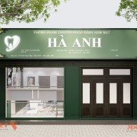 Thiết kế phòng khám nha Hà Anh phong cách Indochine ấn tượng